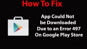 Error 497