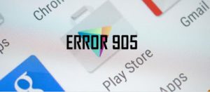 : Error 905