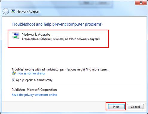 network troubleshooter-windows 10 issues with Wi-Fi