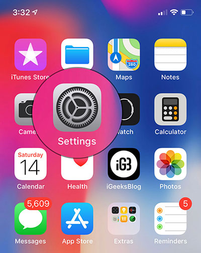 Launch-Settings-app-on-iPhone