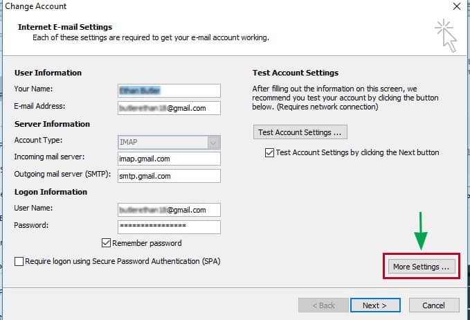 Fix Outlook Error 0x800ccc0e by Authenticating SMTP Server - Windows Live Mail Error Id 0x800ccc0e