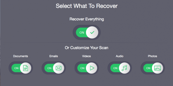 Select the data types which is to get recovered or you can customize the scan accordingly. Press Next.
