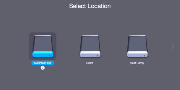 Further, choose your preferable Mac hard drive from the list of available storage devices. Tap Scan.