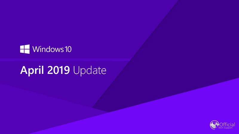 Windows 10 April 2019 Update